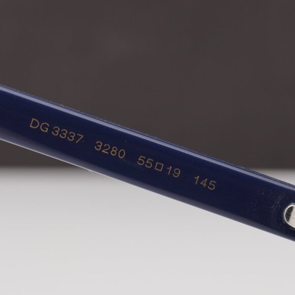 Dolce & Gabbana DG3337 3280 Rectangle Eyeglasses 55mm - Blue - Picture 6 of 9